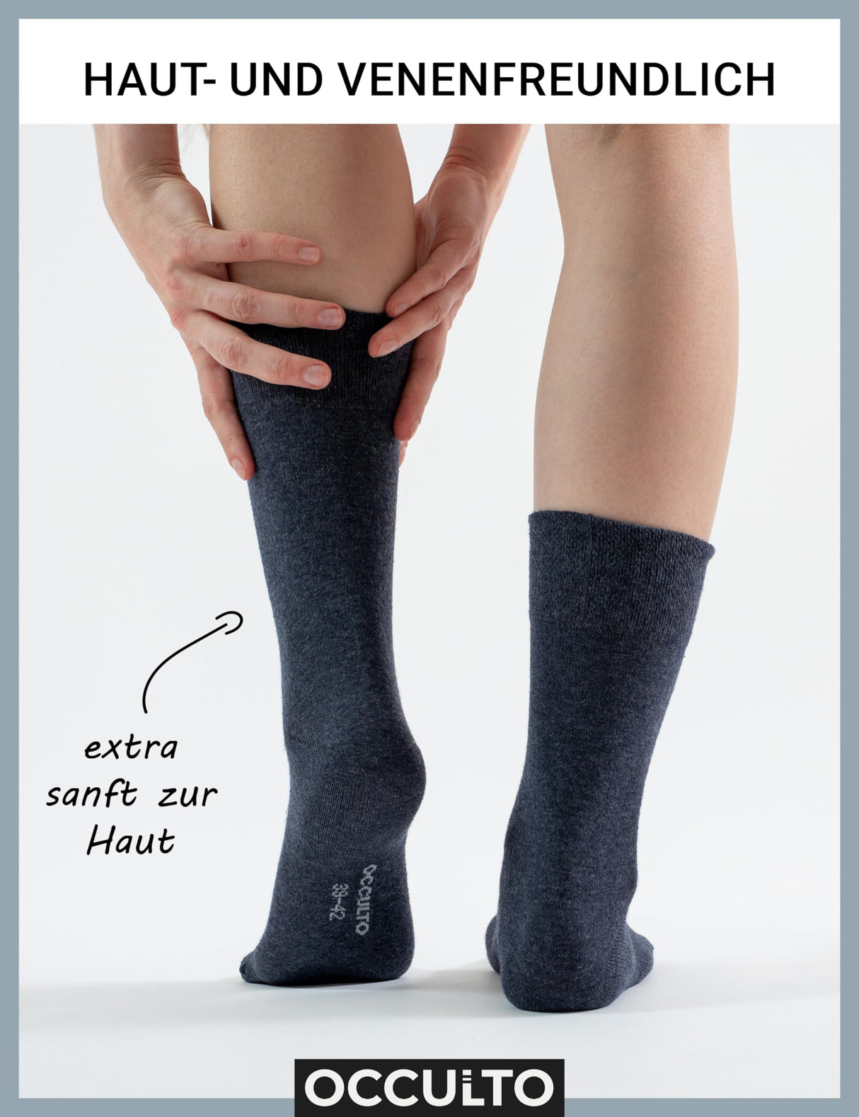 Occulto Diabetic Socks Pack of 10 (Model: Julia)