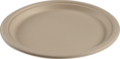 Fibertallerken Natur Ø26 cm Rund
