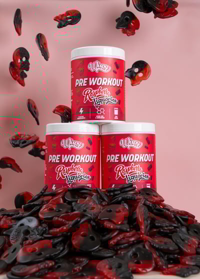 Wispy Pre Workout Raspberry Regaliz