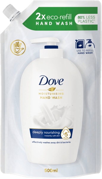 Dove Flydenden Håndsæbe påfyldning 500 ml