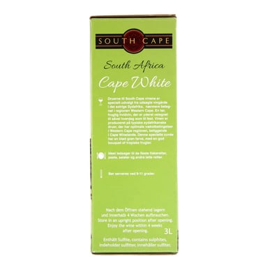 South Cape Chenin Blanc 3 L Bib