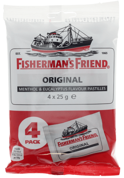 Amigo de pescador original extra fuerte 4-pak 100 g