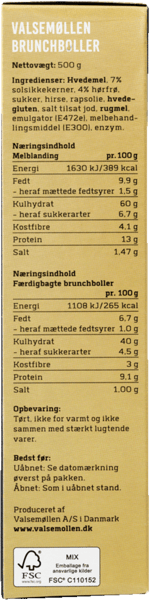 Brunchboller Valsemøllen 500 g