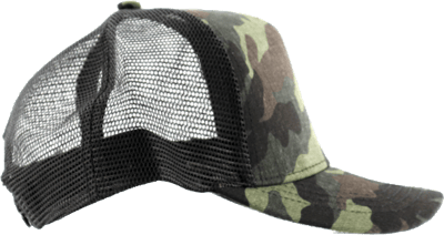 C2142 Trucker Cap w Snapback Camouflage One Size