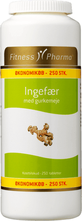 Fitness Ingefær 250 stk