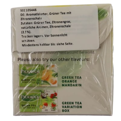 Pickwick Green Tea Lemon 20 stk