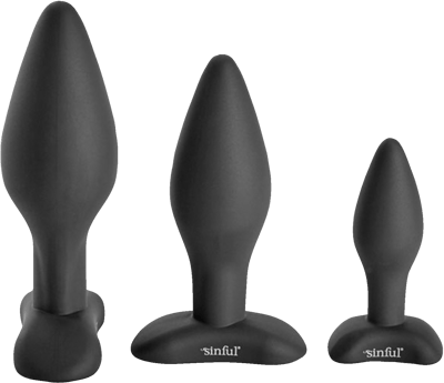 Sinful Bumbum Silikone Butt Plug Sæt