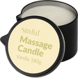 Sinful Vanilje Massagelys 180 g