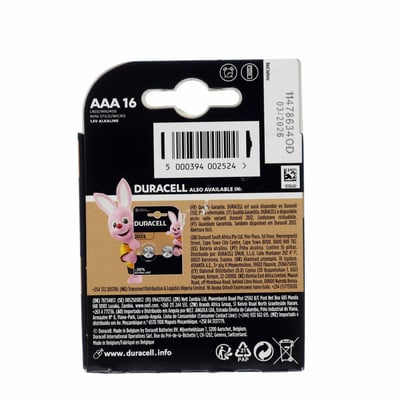 Duracell simplemente AAA (MN2400 LR03) 16 Stk
