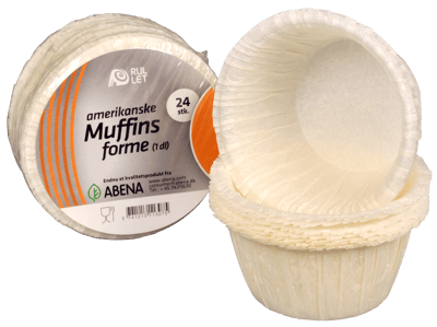 Amerikanske MuffinsForme 24 STK