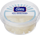 Evers Lys Menthol 180g bøtte