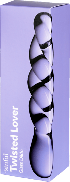 Sinful Twisted Lover Glas Dildo 198 cm