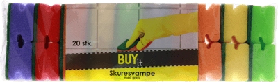Buy It Skuresvampe Med Greb 20 stk