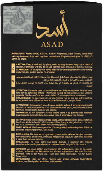 Lattafa Asad EDP 100 ml