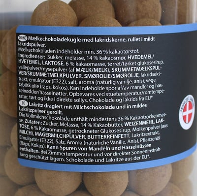 Lakridskugler mild 600g