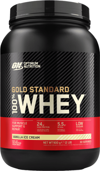 Optimum Nutrition Whey Gold Vanilje 900g