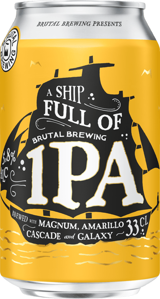 Brutal Brewing A Ship Full of IPA 58% 24x033l