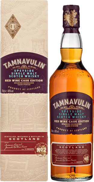 Barril de vino tinto de tamnavulina 40% 07L