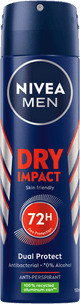 Nivea deo tørr påvirkning spray hann 150 ml