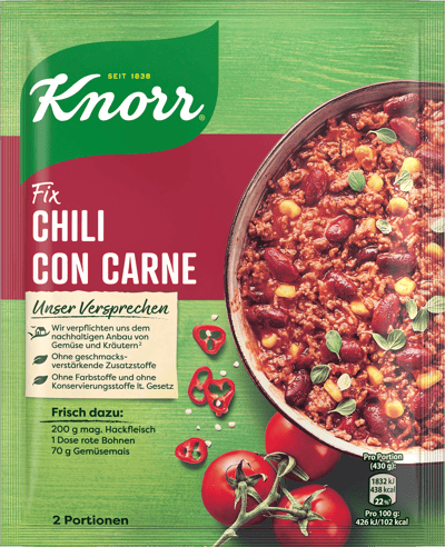 Knorr chili con carne fix 33 g
