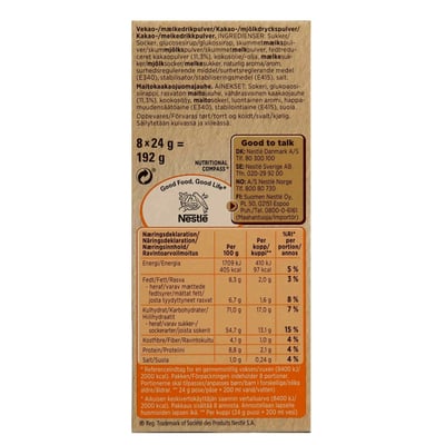 Nestle Choc heiß cremig 8 Breve 192 g