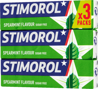 Stimorol-Spearmint Sukkerfri 3-Pak 42 g