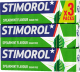 Stimorol-Spearmint Sukkerfri 3-Pak 42 g