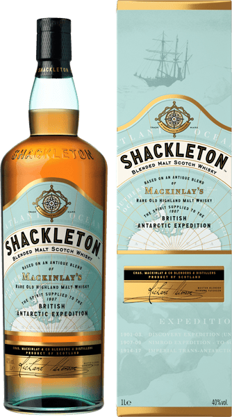 Shackleton Scotch blandede malt 40 % 1L