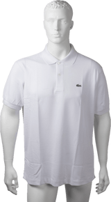 Lacoste Polo Hvid Str l