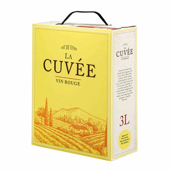 La cuvee 3l bib vin roșu