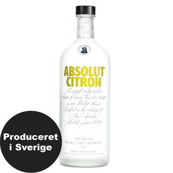 Absolut Wodka -Zitrone 40% 1 l.