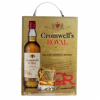 Cromwell's Scotch Whiskey Bag in Box 40% 3.0 l.