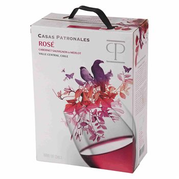 Casas Patronales Cabernet Merlot Rose 3 l. BIB