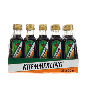 Kümmerling Kräuterlikör 35% 25x0,02 l.