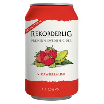 Rekordbrydende jordbærkalk 7% 24x0,33 l.