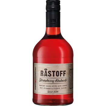 Råmaterial Strawberry/Rabarber skjutit 16,4% 0,7 L.