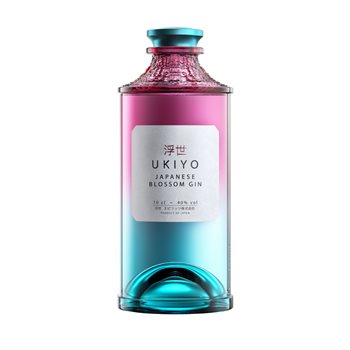 Ukiyo japansk blomstrende gin 0,7L 40%