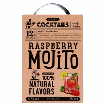 Klassischer Cocktail -Graterb. Mojito 12,5% 1,5L.