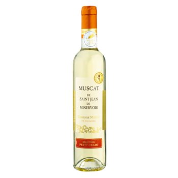 Muscat de Saint Jean de Minervois 15% 0,5 L.