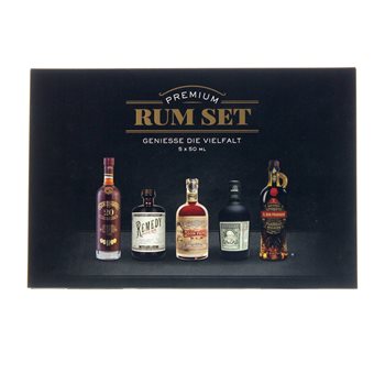 Conjunto de degustación de ron 40.3% 5x5 Cl.