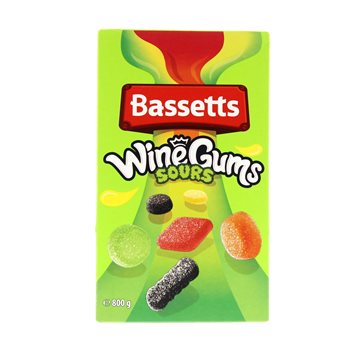 Bassetts saure Winegums 800 g