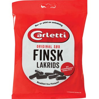 Carletti Original Sweet Finlands lakrits 350 g.