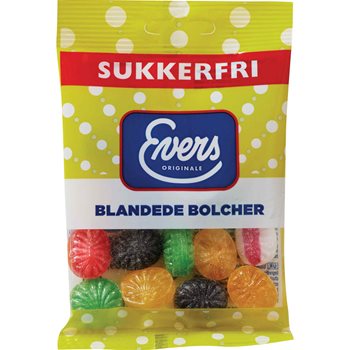 Evers sukkerfri blandede informasjonskapsler 70 g.