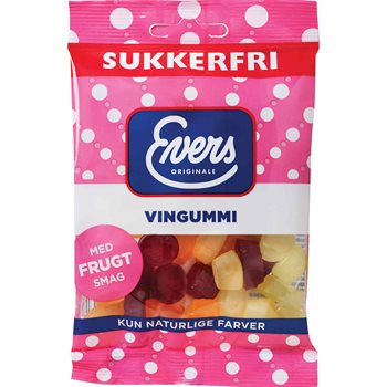 Evers-Sugar-senza zucchero Gum 70 g.