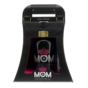 MoM Gin gift box with lipstick 39.5% 0.7 l.