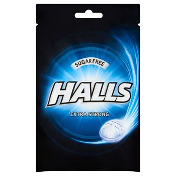 Halls menthol-lyptus ekstra stærk 65 g