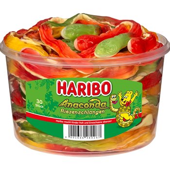 Haribo Giant Snakes 30 st 1200 g