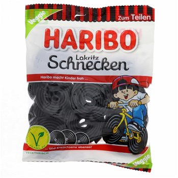 Haribo regaliz Schnecken 175G