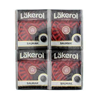 Läkerol salmiak 4 x 25 g