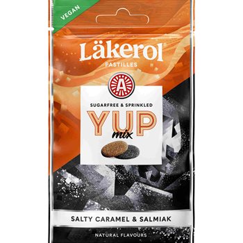 Läkerol Yup Mix Salty Caramel & Salmiak 30 g.